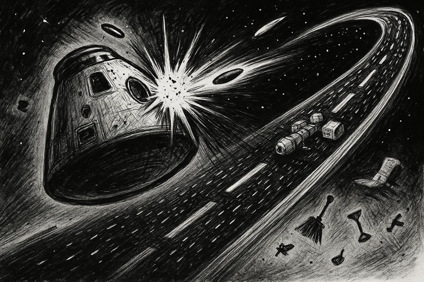 Stranded Above the Junkyard: The Space Debris That Trapped China’s Astronauts