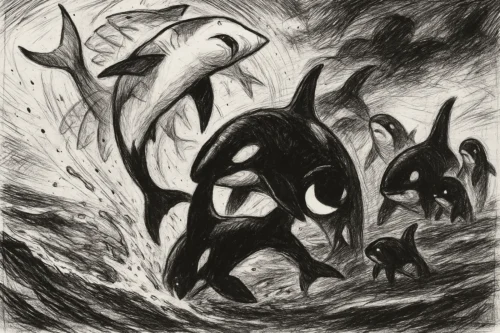 Orcas In The Gulf Are Hypnotizing Baby Great Whites—Here’s Why