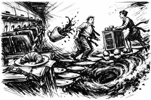 The Riskiest Part of the Flight Might’ve Started After Breakfast