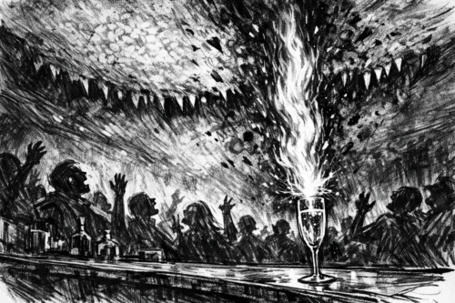 The Champagne Sparkler That Turned a Bar Into a Furnace