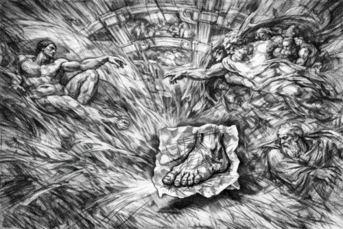 The Tiny Foot Sketch That Unlocks Michelangelo’s Sistine Chapel Secrets